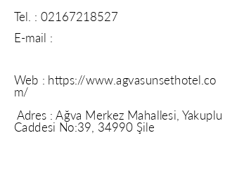 Ava Sunset Hotel iletiim bilgileri